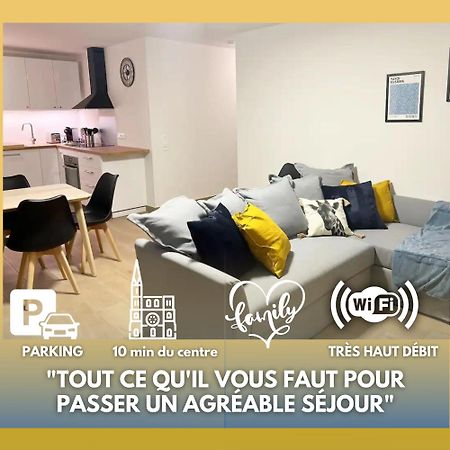 Grand Appart Neuf Lumineux, Parking Gratuit, 10 Min Centre Straatsburg Buitenkant foto